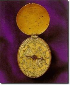 Gilt watch by Francis Nawe of London, c. 1590.