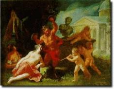 Nymphs and Satyrs by Paolo de Mateis, mid-17th century.